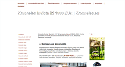 Desktop Screenshot of krosneles.eu